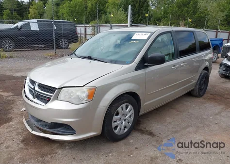 2014 Dodge Grand Caravan Se из США, поврежденный, VIN 2C4RDGBG8ER309405